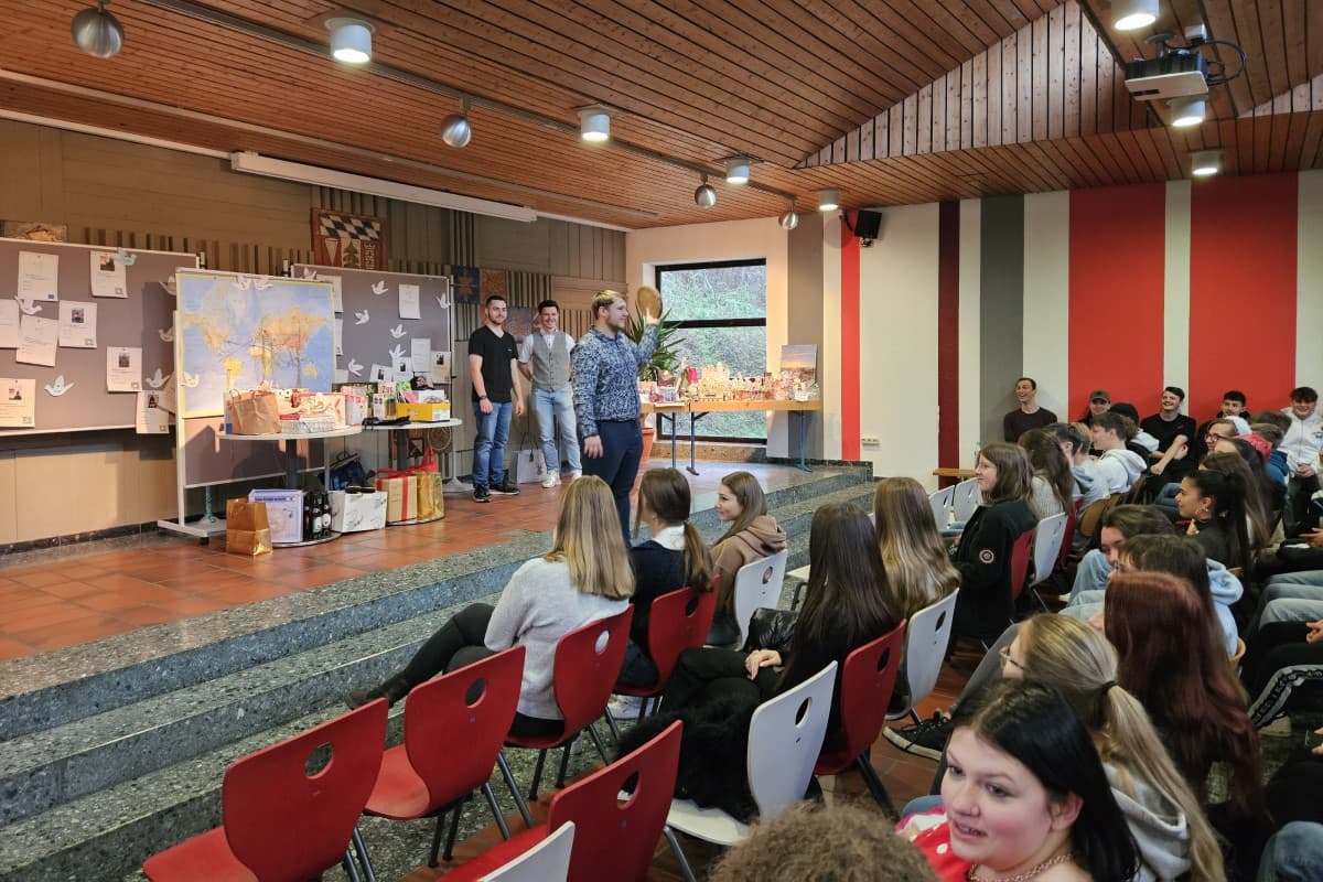 Auktionator in Aktion